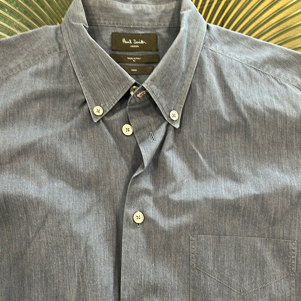Paul Smith Blue Casual Button Down Shirt